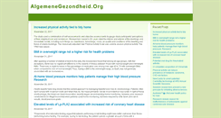Desktop Screenshot of algemenegezondheid.org